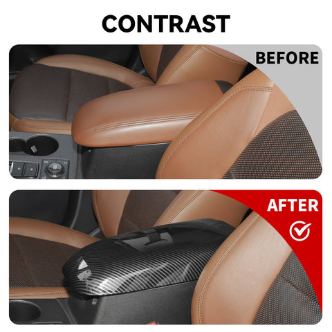 For 2021+ Ford Bronco Sport Center Console Armrest Box Panel Trim Cover