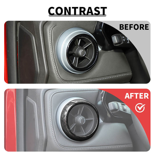 For 2023+ Chevy Colorado Center Console Air Vent Trim Ring Cover