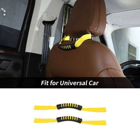 Car Rear Seat Back Headrest Grab Handle Set For Universal Car Accessories | CheroCar