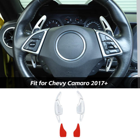 Steering Wheel Shift Paddle Shifter Cover Trim For Chevrolet Camaro 2017+ & Colvette C7 2014-19｜CheroCar