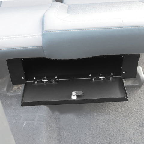 For Ford 2021+ Ford Bronco Under Rear Seat Locking Safe Storage Box