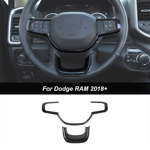 Steering Wheel Trim Cover Bezels For Dodge Ram 2018+｜CheroCar