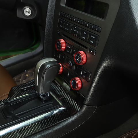 For 2011-2014 Ford Mustang Air Conditioning Switch Knob Ring Trim Bezel