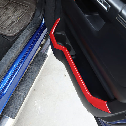 For 2010-2017 Dodge RAM Interior Front Door Storage Box Cover Trim Strips