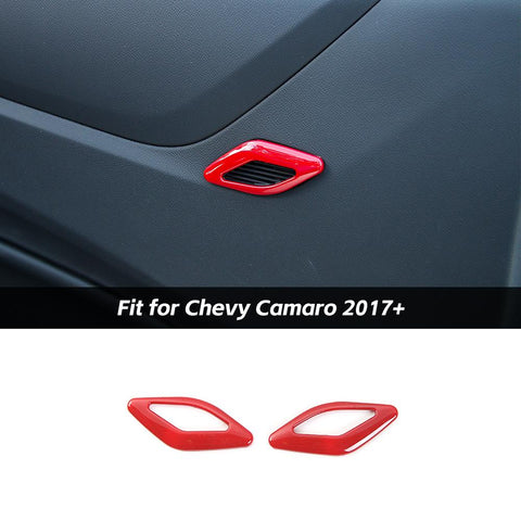 Interior Trim Full Set Available Separately Red For Chevy Camaro 2016+ Accessories | CheroCar