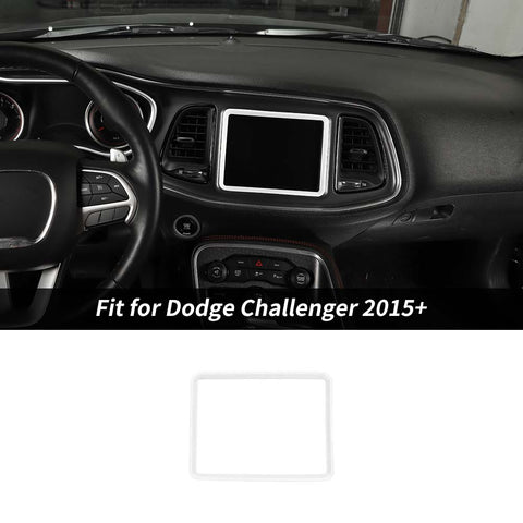 Inner Central GPS Navigation Trim For Dodge Challenger 2015+ Real Accessories | CheroCar