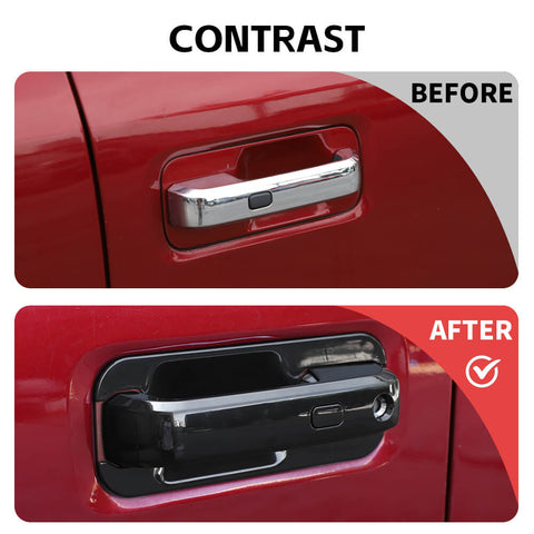 For 2015-2020 Ford F150 14 x Door Handle Shell & Door Handle Bowl Cover Trim Bezels