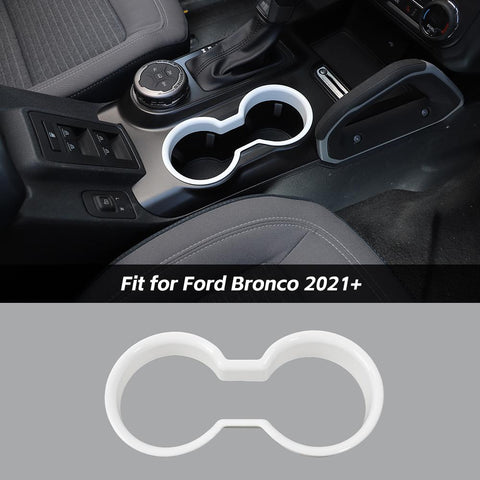 Front Water Cup Holder Cover Trim Bezel For Ford Bronco 2021+ Accessories | CheroCar