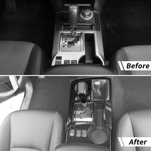 For 2010-2023 Toyota 4Runner TRD Reading Light 4WD Panel Gear Shift Head Cover Trim Bezels