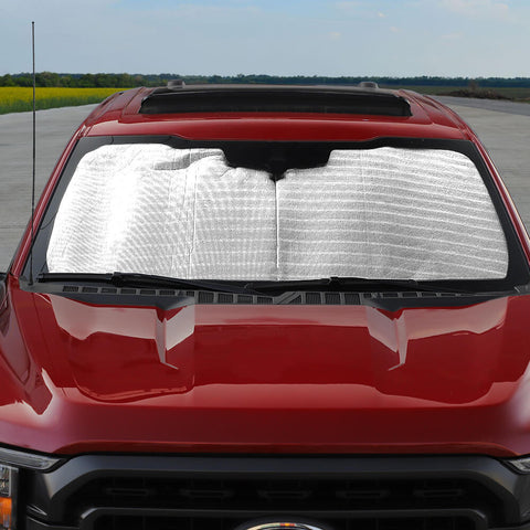For Ford F150 2021+ Front Windshield Foldable Sunshade Sun Shade Visor Anti UV