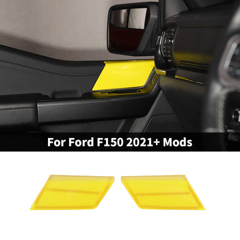 For 2021+ Ford F150 Interior Front Door Panel Handles Cover Trim (2 pcs)