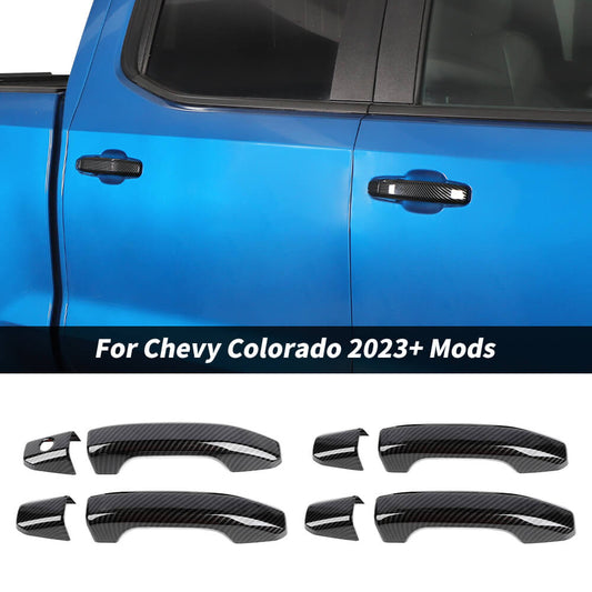 For 2023+ Chevy Colorado/MC-CANYON/2019+ Silverado/GMC-SIERRA Car Door Handles Cover Trim Shell