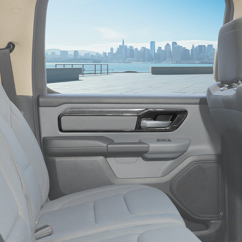 For 2018+ Dodge RAM Inner Door Handle Bowl Panel Frame Cover Trim