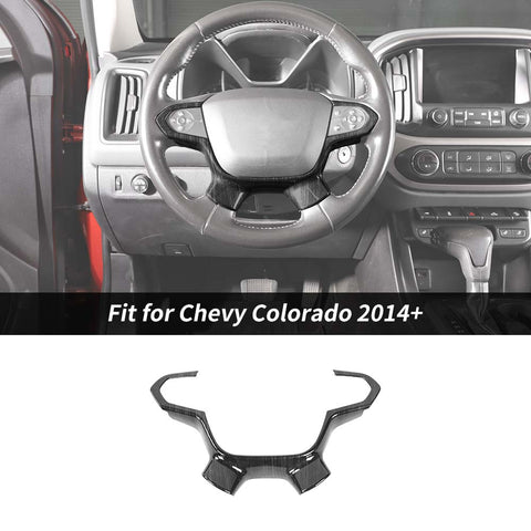 Steering Wheel Molding Panel Cover Trim For Chevy Colorado 2014+ Accessories | CheroCar