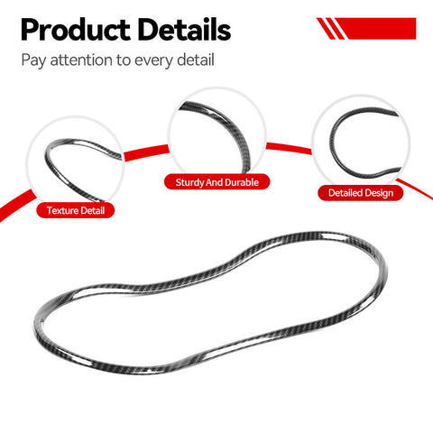 For 2015+ Chrysle 300/300C Center Console Dashboard Instrument Panel Meter Panel Trim Ring Cover