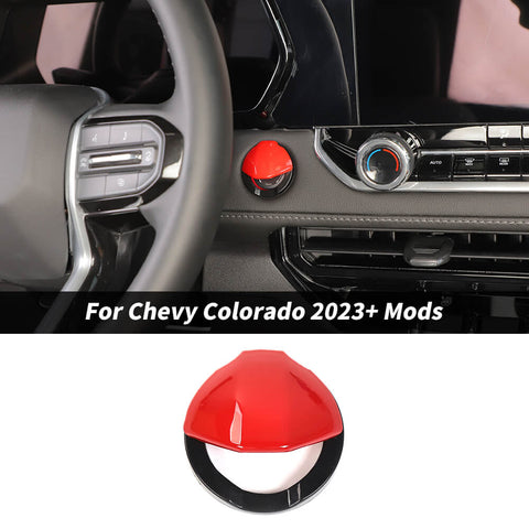 For 2023+ Chevy Colorado One Key Start Engine Stop Switch Button Cover Trim