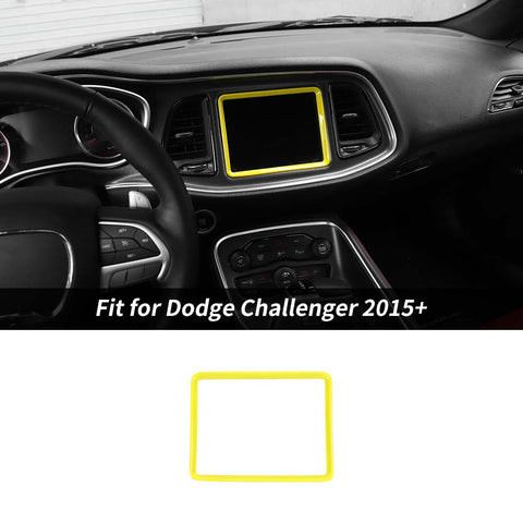 Inner Central GPS Navigation Trim For Dodge Challenger 2015+ Real Accessories | CheroCar