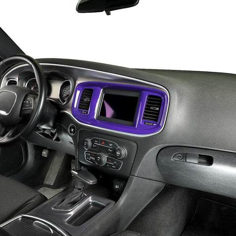 Interior GPS Navigation Panel Cover Trim For Dodge Charger 2015+ Accessories | CheroCar