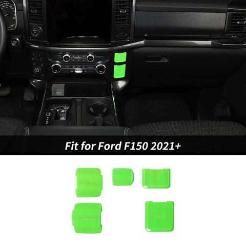 5 x Interior Control Power Socket Cover Trim For Ford F150 2021+ Accessories | CheroCar