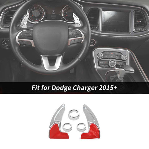 Shift Paddle/Air Condition Sound Switch Ring For Dodge Charger/Challenger 2015+ Accessories | CheroCar