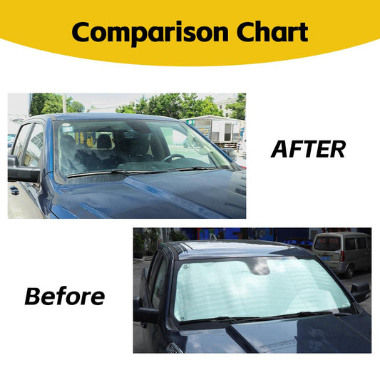 For 2018+ Dodge Ram Front Windshield Sunshade Block UV Protector Visor