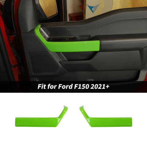For 2021+ Ford F150 Inner Front Door Handle Panel Cover Trim Decor