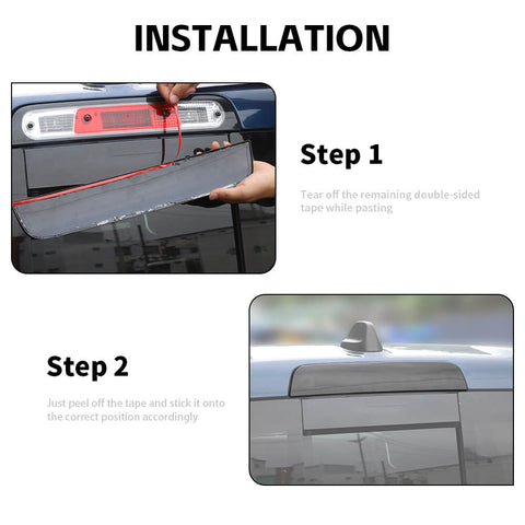 For 2018+ Dodge RAM 3rd Third Brake Tail Light Cover Trim Decor