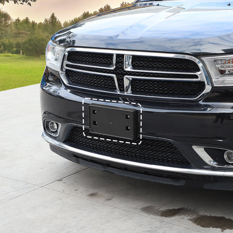 For 2014-2020 Dodge Durango Front License Plate Bracket Panel Bezel
