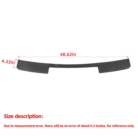 Inner & Outer Rear Trunk Bumper Protector Guards Sill Plate Cover For Ford Bronco Sport 2021+ Accessories | CheroCar