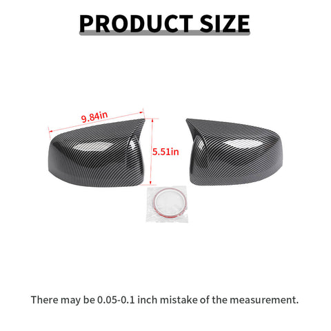 For 2011-2020 Dodge Durango Side Door Rearview Mirror Cover Trim Shell