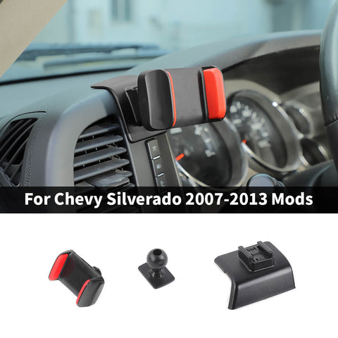 For 2007-2013 Chevy Silverado Center Console Dashboard Phone Mount Holder Stand