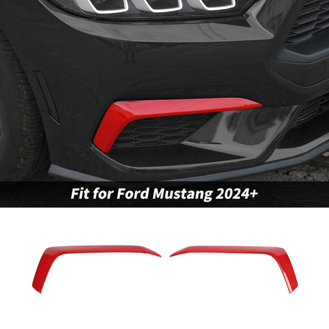 For 2024+ Ford Mustang Front Bumper Grille Cover Both Sides B Style