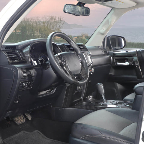 For 2010-2019 4Runner Center Console Steering Wheel Dash Trim Cover Kit