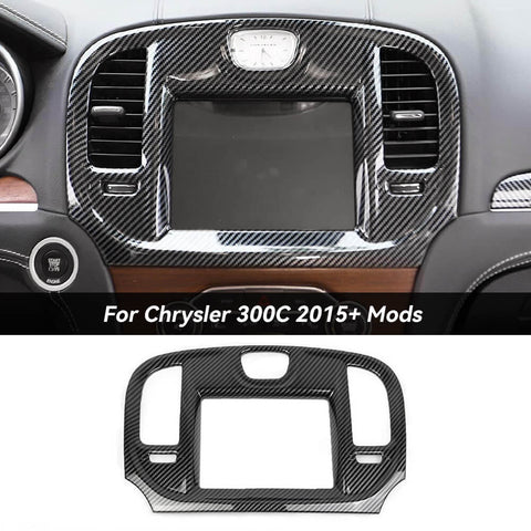 For 2015+ Chrysle 300/300C Central Console Navigation GPS Cover Trim