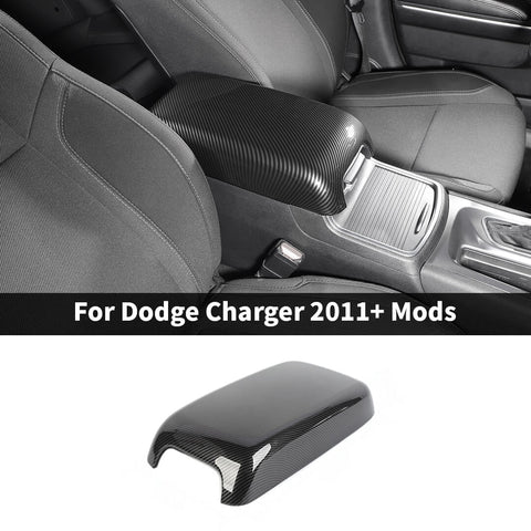 For 2011+ Dodge Charger/Chrysler 300C Armrest Box Panel Decor Trim Cover