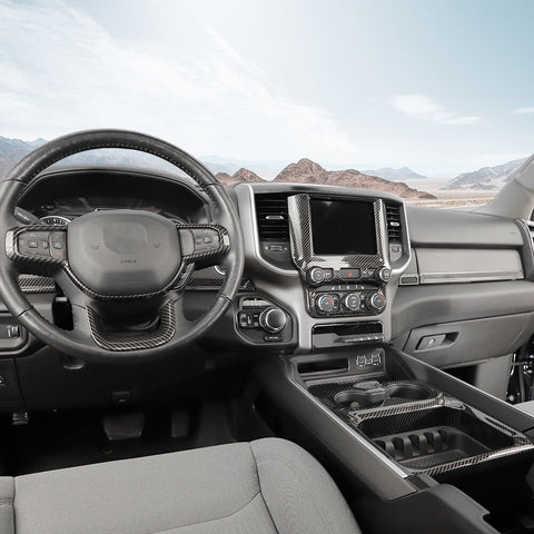 For 2018+ Dodge Ram 1500 27x Interior Decoration Kit Trim Cover