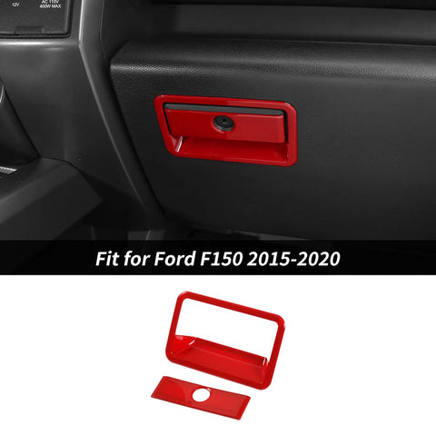 CoPilot Organizer Storage Box Handle Cover Trim For Ford F150 2015-2020 Accessories | CheroCar