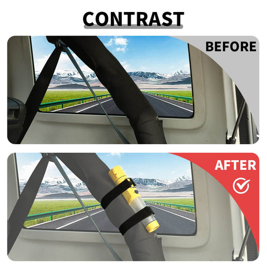 Fit for universal car Soft Top Rear Window Roll-Up Snap Straps