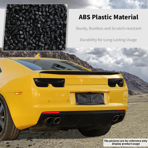 Fit For 2010-2015 Chevy Camaro Front Wheel Arch Rear Tail Light Trim Cover