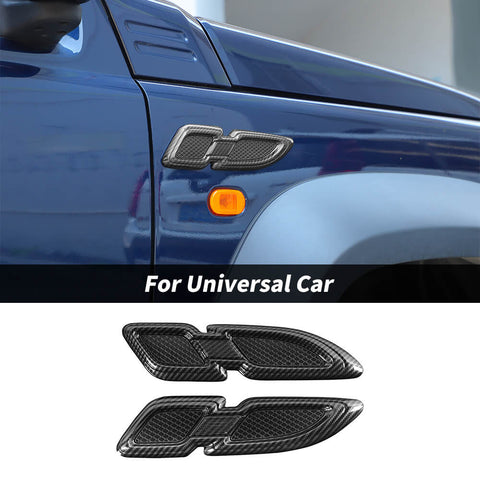 For Universal Car Front Hood Air Vent Outlet Fender Trim Cover