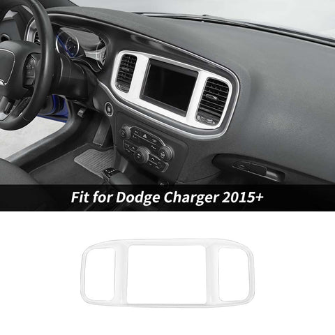 Console Navigation GPS Panel Decor Cover Trim for Dodge Charger 2015+ Accessories | CheroCar