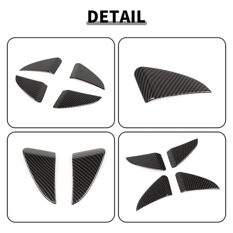 For 2018+ Dodge RAM A-pillar Grab Handle Cover Trim Sticker