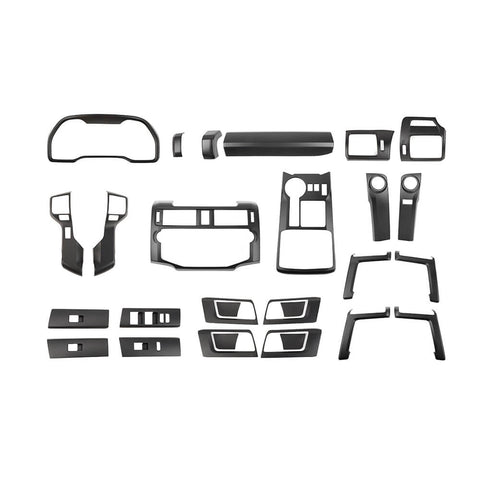 For 2010-2019 Toyota 4Runner 28 x Interior Dash Panel Decoration Cover Trims Kit