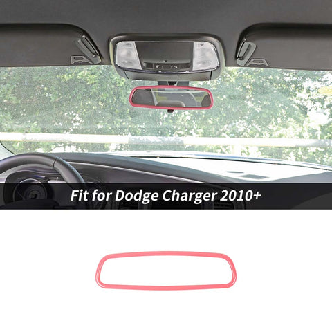 Interior Rearview Mirror Frame Trim Cover Bezels For Dodge Charger 2010+ Accessories | CheroCar