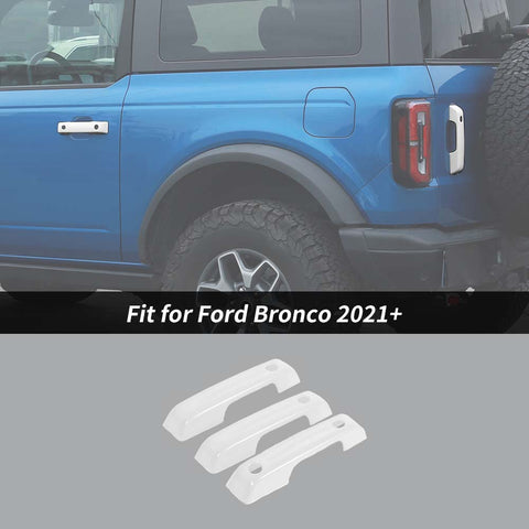 Exterior Door Handle Protector Shell Cover Trim For Ford Bronco 2021+ 2Dr Accessories | CheroCar