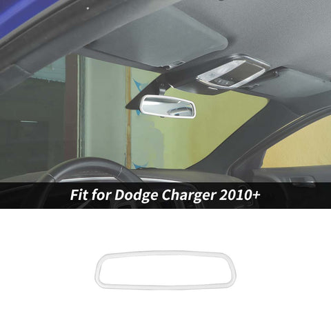 Interior Rearview Mirror Frame Trim Cover Bezels For Dodge Charger 2010+ Accessories | CheroCar