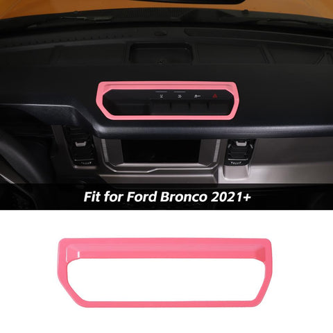 Front Differential Control Switch Panel Trim Decor Cover For Ford Bronco 2021+ Accessories | CheroCar