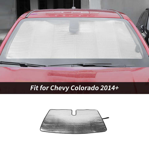 Windshield Sunshade Sun Visor Heat Cover For Chevy Colorado 2014+ Accessories | CheroCar