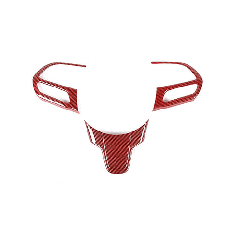 For 2015+ Chrysler 300C Interior Steering Wheel Cover Trim Bezel