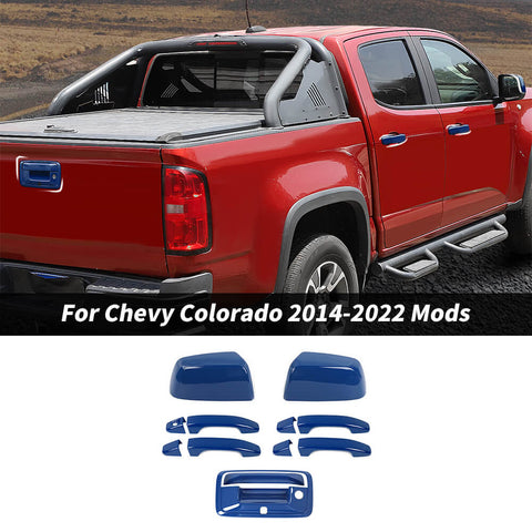 For 2014-2022 Chevy Colorado/GMC-CANYON 12 x Rearview Mirror & Door Handle & Tailgate Handle Cover Trim Kit